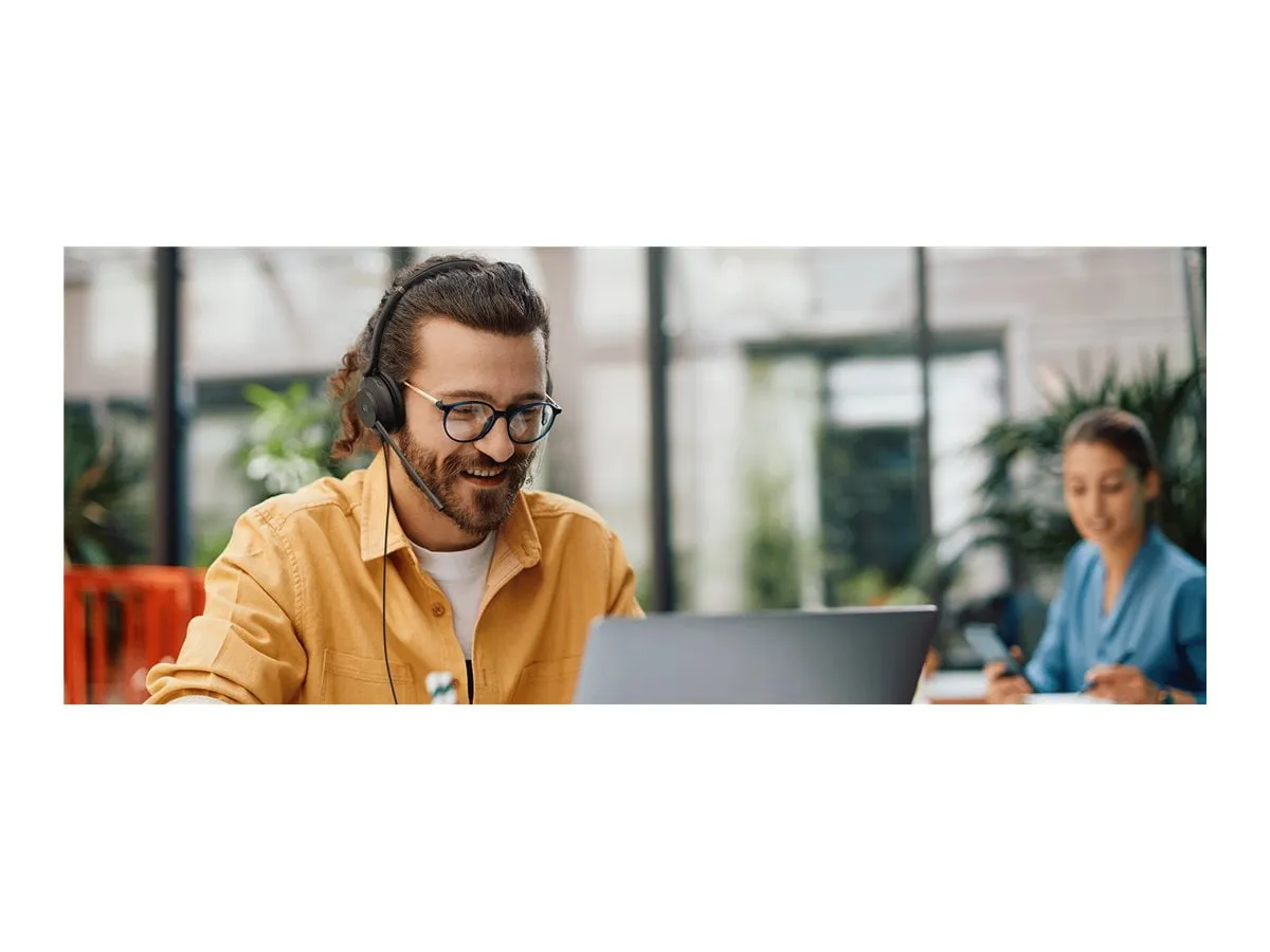 Yealink YEA-UH37-DUAL-UC-USB — Yealink Headset 1308141 UH37 Dual UC USB-C A Headset Retail