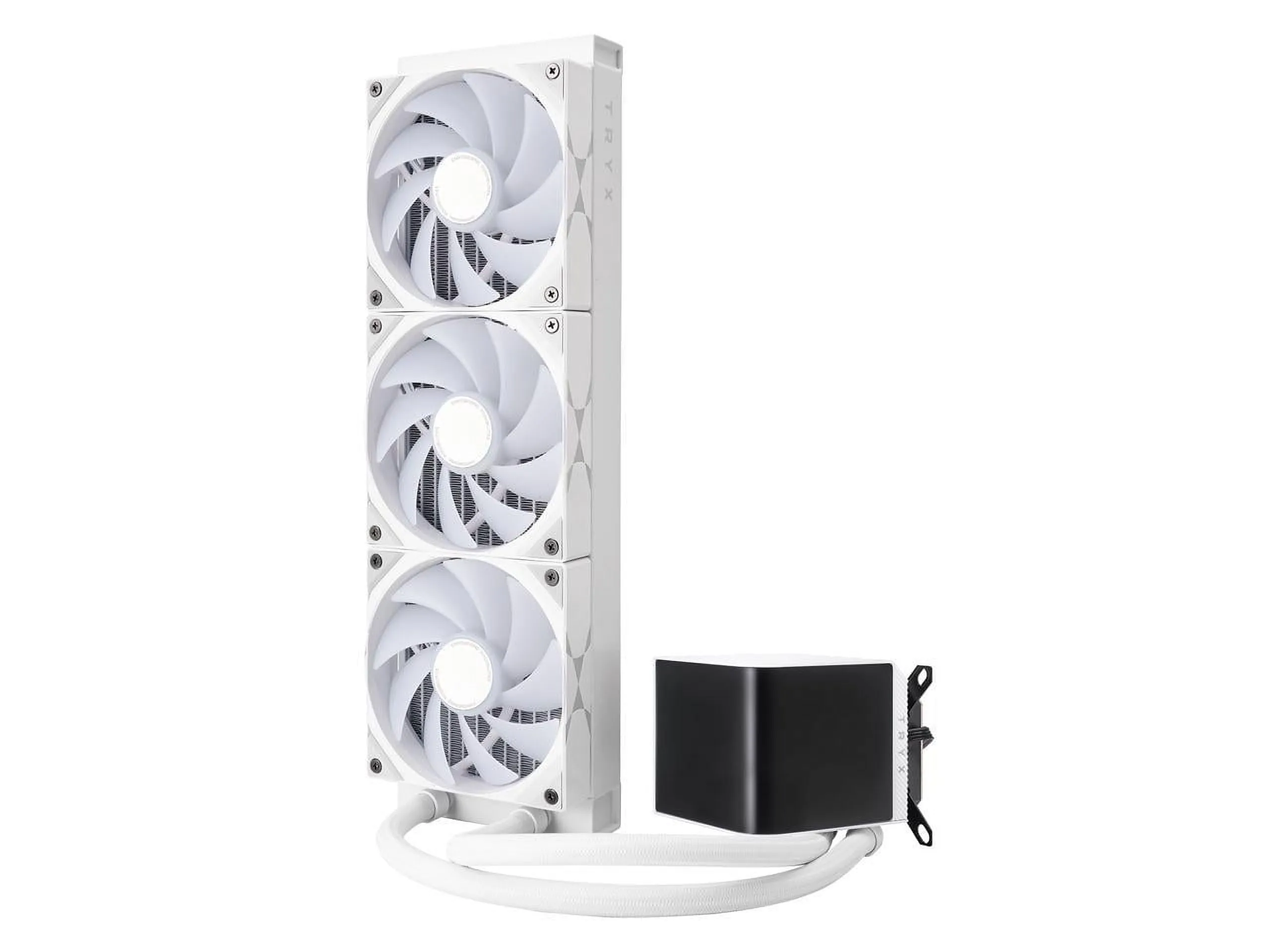 TRYX L-P360A-AS3M-G1W — TRYX Fan L-P360A-AS3M-G1W PANORAMA ARGB 360mm Liquid Cooler White Retail