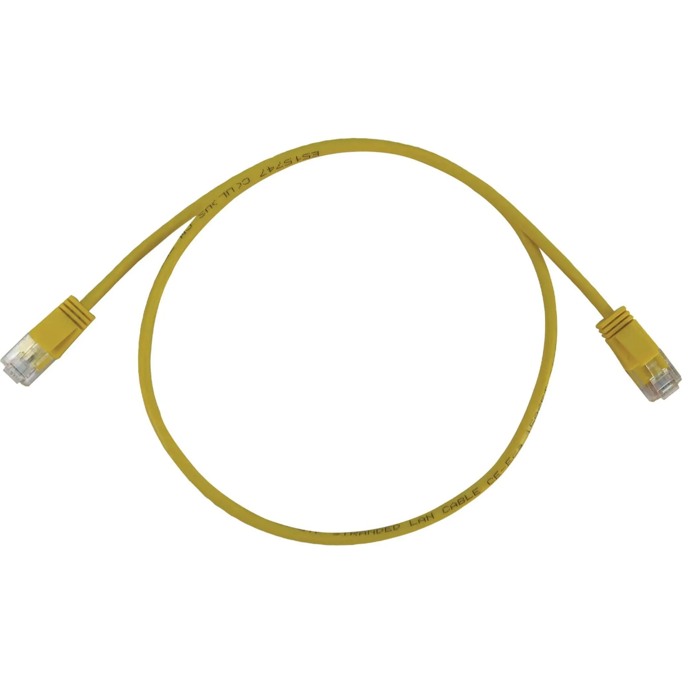 Eaton Tripplite N261-S06-YW — EATON TRIPP LITE SERIES CAT6A 10G SNAGLESS MOLDED SLIM UTP ETHERNET CABLE (RJ45