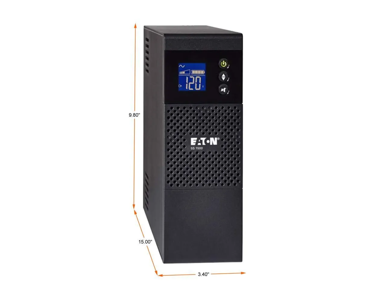 Eaton Tripplite 5S1500LCD — EATON 5S UPS 1500VA 900 WATT 120V LCD LINE-INTERACTIVE BATTERY BACKUP ECO USB, 5