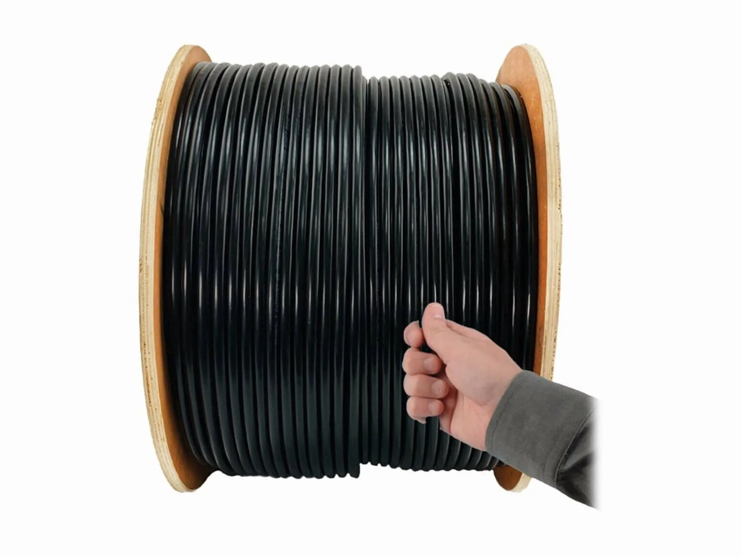 Eaton Tripplite N022-01K-BK — EATON TRIPP LITE SERIES CAT5E 350 MHZ SOLID CORE (UTP) PVC BULK ETHERNET CABLE -