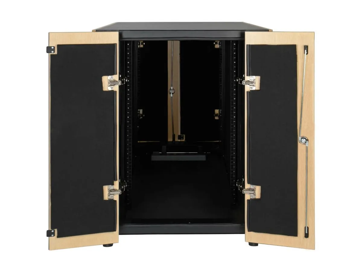 Eaton Tripplite SRQ18U — EATON TRIPP LITE SERIES SMARTRACK SOUND PROOF HALF-HEIGHT SERVER RACK ENCLOSURE,