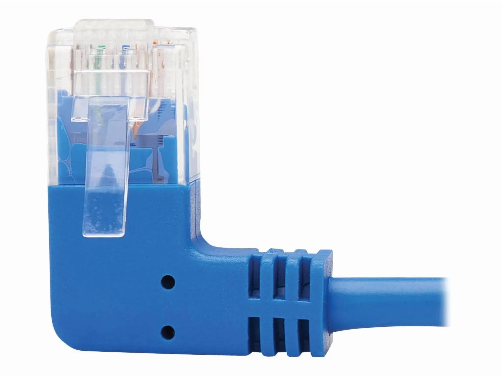 Eaton Tripplite N204-S05-BL-LA — EATON TRIPP LITE SERIES LEFT-ANGLE CAT6 GIGABIT MOLDED SLIM UTP ETHERNET CABLE (