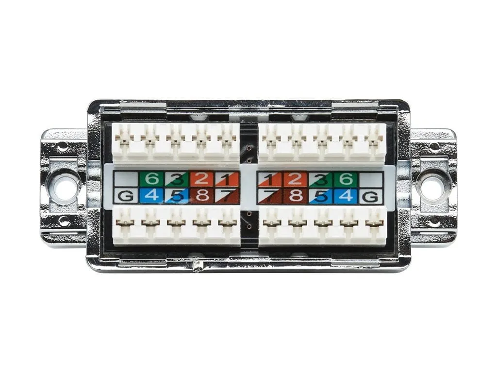 Eaton Tripplite N237-001-SH — EATON TRIPP LITE SERIES CAT5E/6 SHIELDED SURFACE-MOUNT JUNCTION BOX, 110 IDC, TA