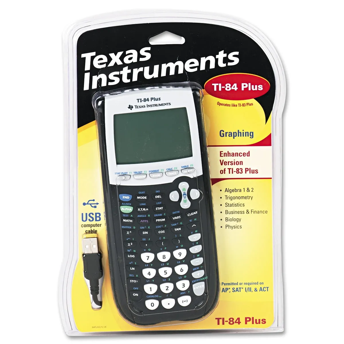 Texas Instruments 84PL/FC/1L1 — TEXAS INSTRUMENTS TI-84 PLUS GRAPHING CALCULATOR