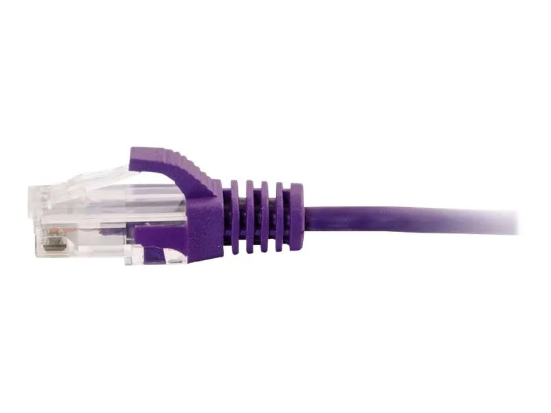 C2G 01181 — 3FT/0.9M CAT6 CABLE UTP SLIM 28AWG PRPL
