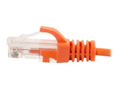 C2G 01177 — 5FT/1.5M CAT6 CABLE UTP SLIM 28AWG ORNG
