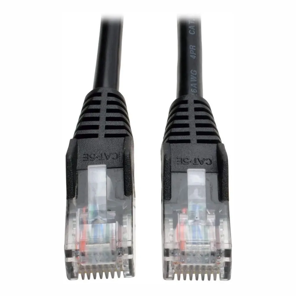 Eaton Tripplite N001-007-BK — EATON TRIPP LITE SERIES CAT5E 350 MHZ SNAGLESS MOLDED (UTP) ETHERNET CABLE (RJ45
