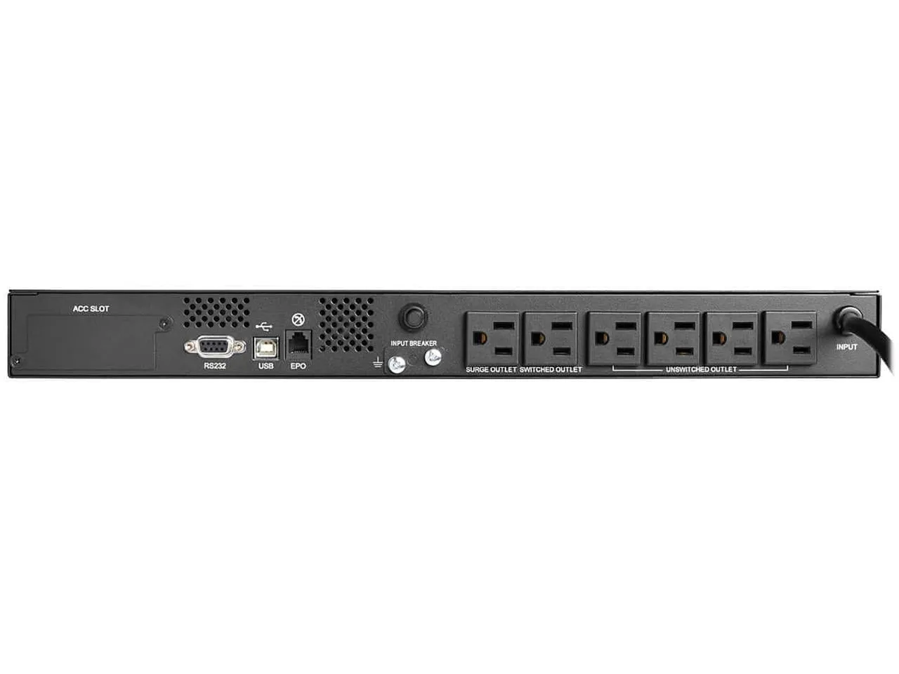 Eaton Tripplite SMART500RT1U — SMART500RT1U - EATON TRIPP LITE SERIES 500VA 300W 120V LINE-INTERACTIVE UPS - 6