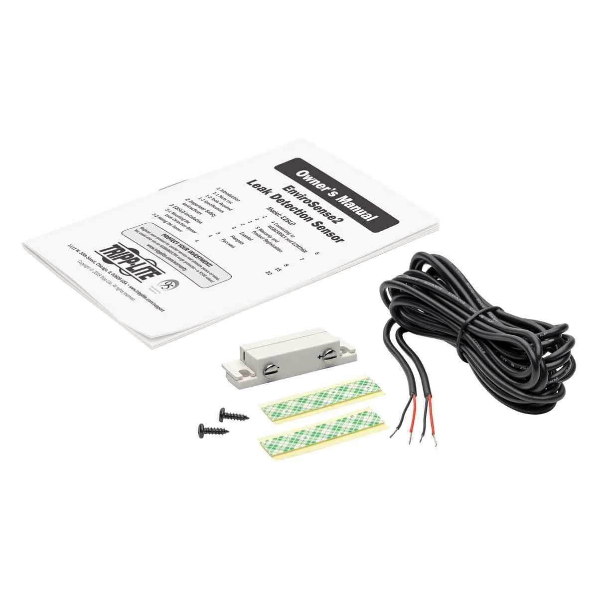 Eaton Tripplite E2SLD — TRIPP LITE E2SLD ENVIROSENSE2 (E2) WATER LEAK DETECTION SENSOR, TAA - MOUNTS 3 M