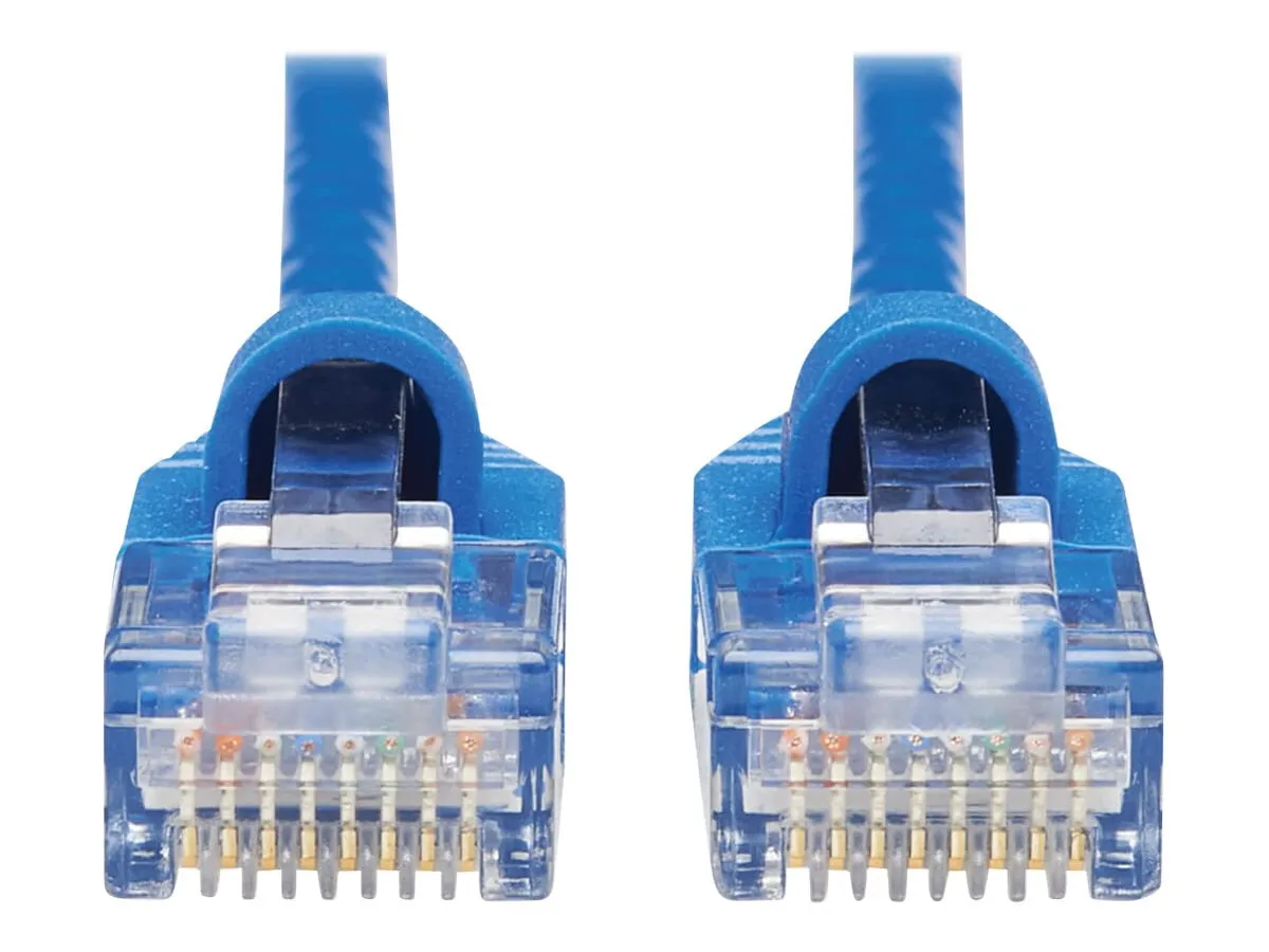 Eaton Tripplite N261-S25-BL — EATON TRIPP LITE SERIES CAT6A 10G SNAGLESS MOLDED SLIM UTP ETHERNET CABLE (RJ45