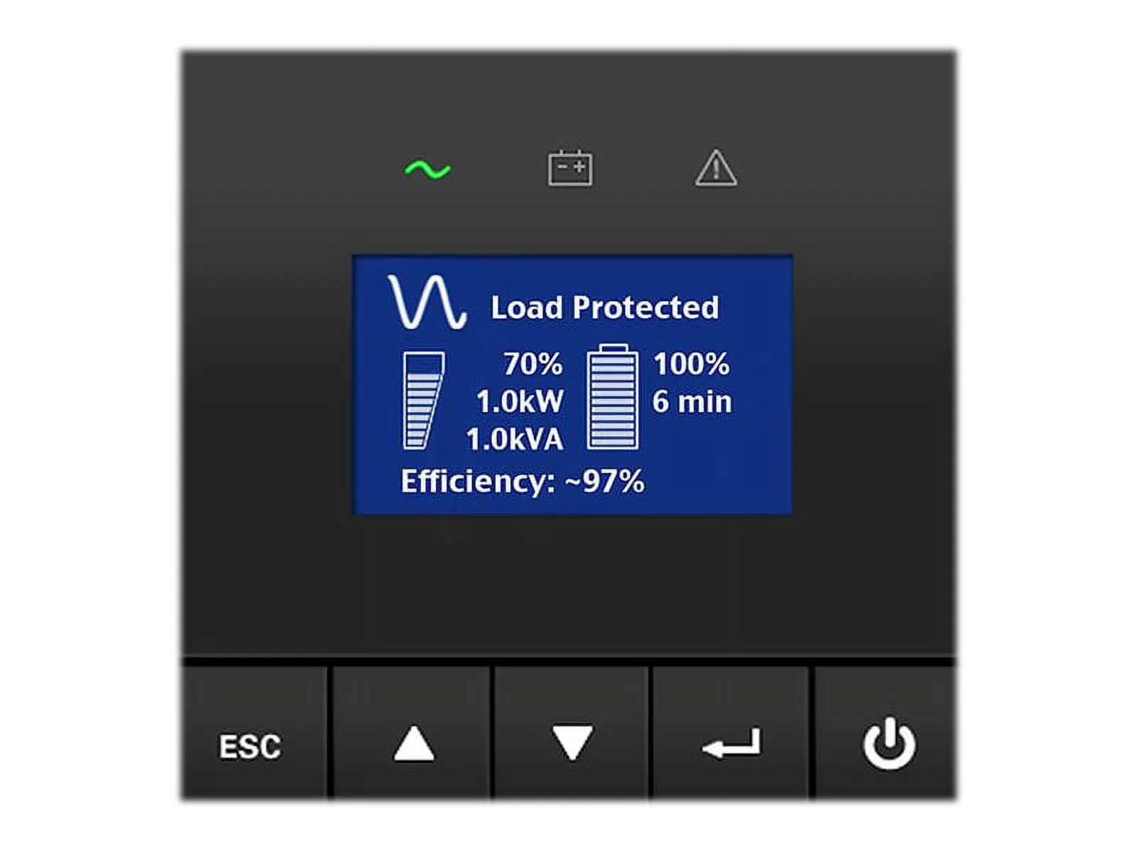 Eaton Tripplite 5P1500RT — EATON 5P 1440VA 1440W 120V LINE-INTERACTIVE UPS, 5-15P, 8X 5-15R OUTLETS, TRUE S