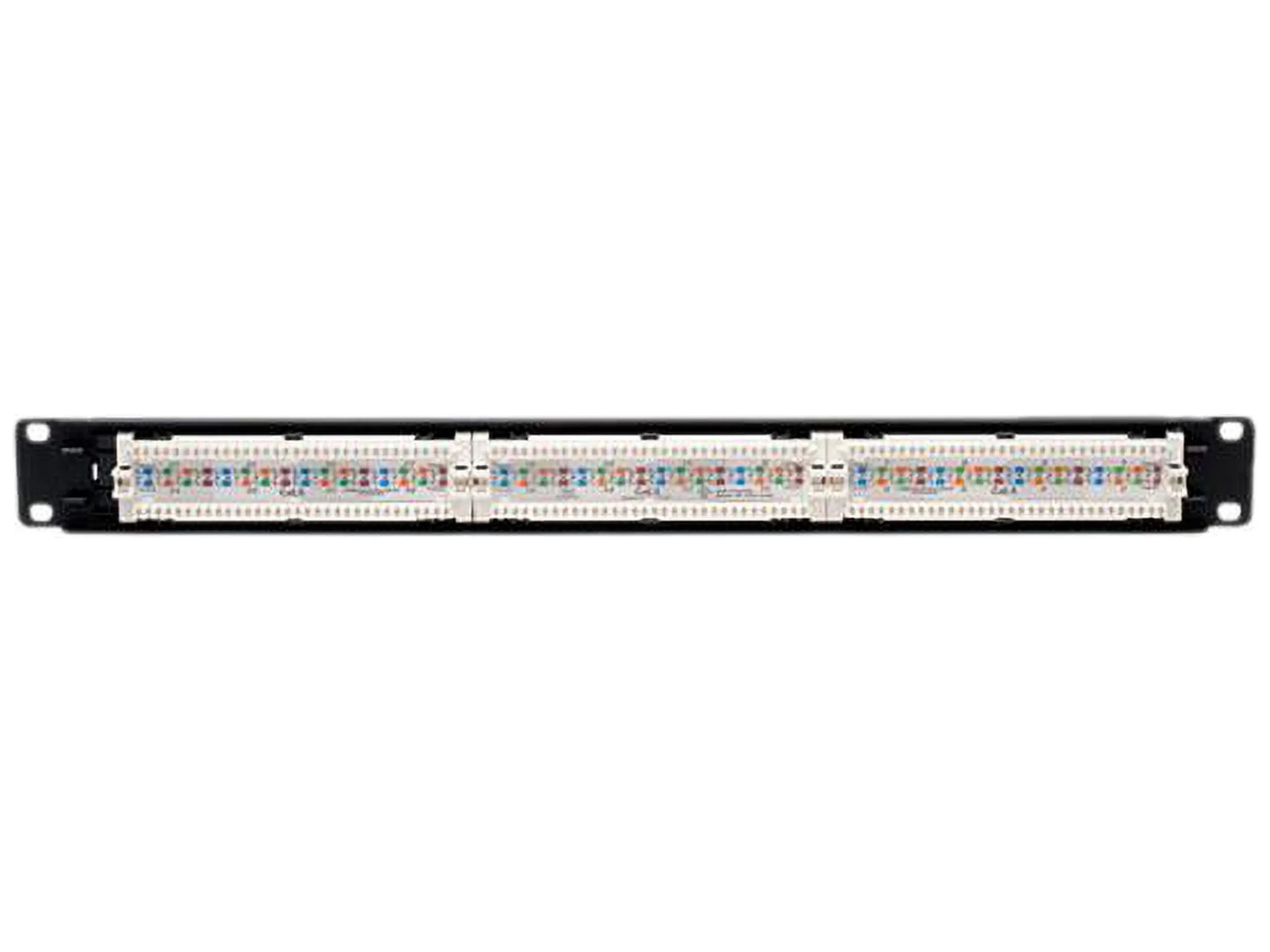 Eaton Tripplite N252-024 — EATON TRIPP LITE SERIES 24-PORT 1U RACK-MOUNT CAT6/CAT5 110 PATCH PANEL, 568B, R