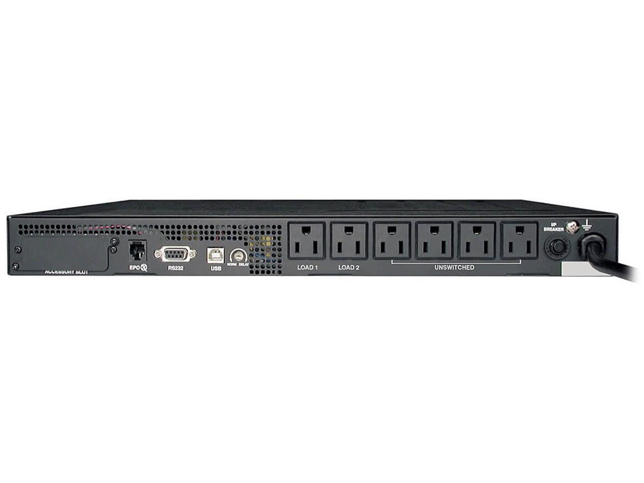 Eaton Tripplite SMART750RM1UN — EATON TRIPP LITE SERIES SMARTPRO 120V 750VA 600W LINE-INTERACTIVE SINE WAVE UPS,