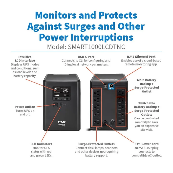 Eaton Tripplite-SMART1000LCDTNC