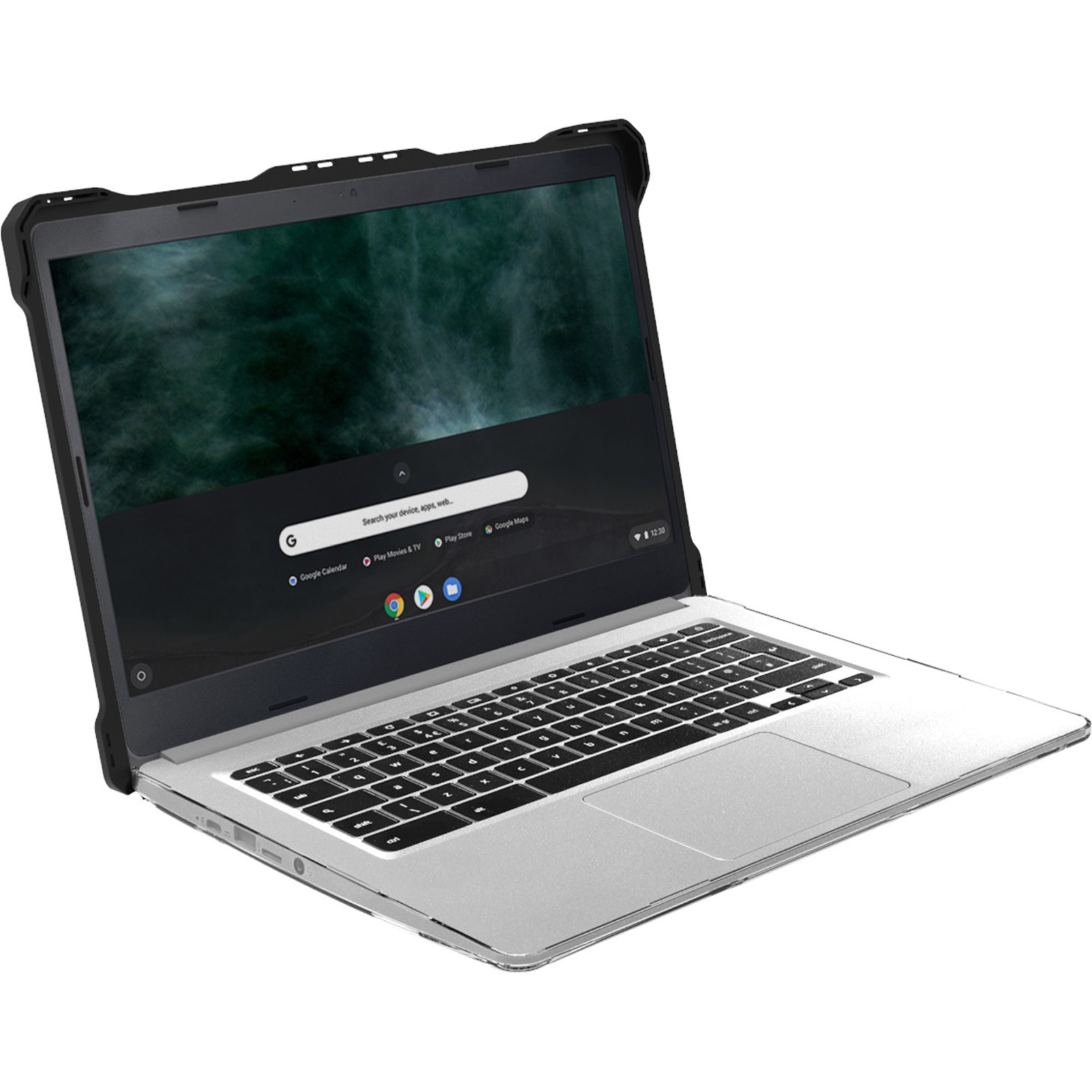 Bamboo Origins MAXIN HP-ESL-G7EE-14-BCLR — EXTREME SHELL L FOR HP G7/G6 CHROMEBOOK CLAMSHELL 14 (BLACK-CLEAR PC)