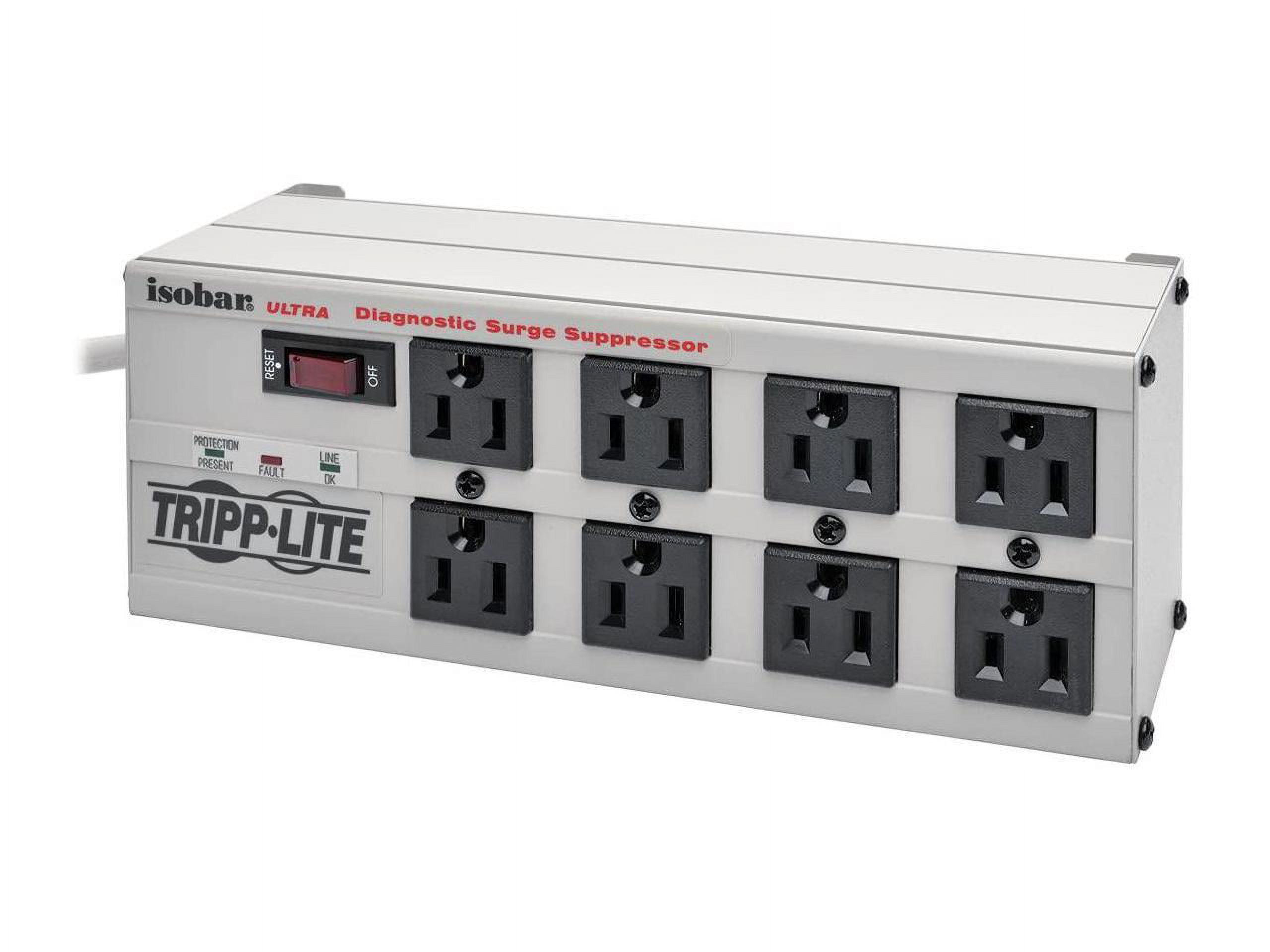 Eaton Tripplite ISOBAR8ULTRA — PREMIUM PROTECTION FOR A/V COMPONENTS, NETWORK HARDWARE, RETAIL DISPLAYS, APPLIA