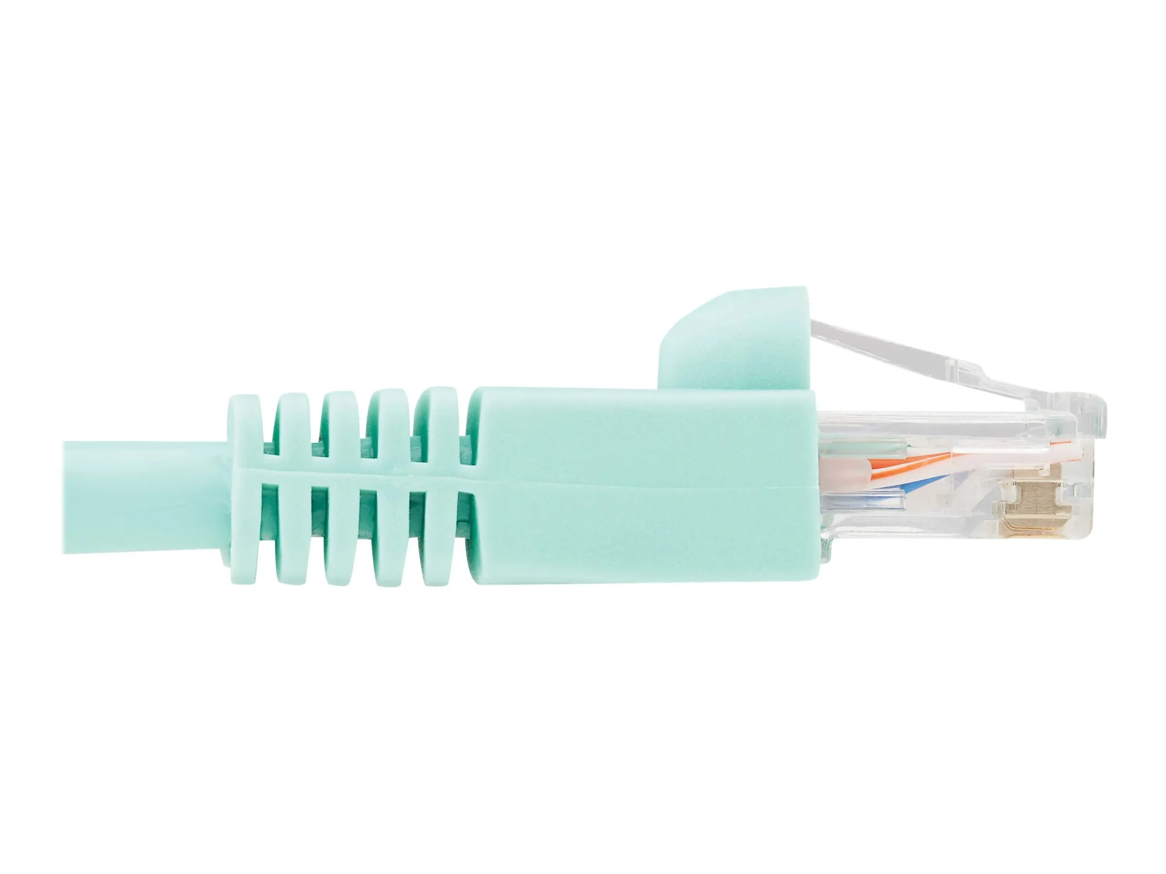 Eaton Tripplite N261-020-AQ — EATON TRIPP LITE SERIES CAT6A 10G SNAGLESS UTP ETHERNET CABLE (RJ45 M/M), AQUA,