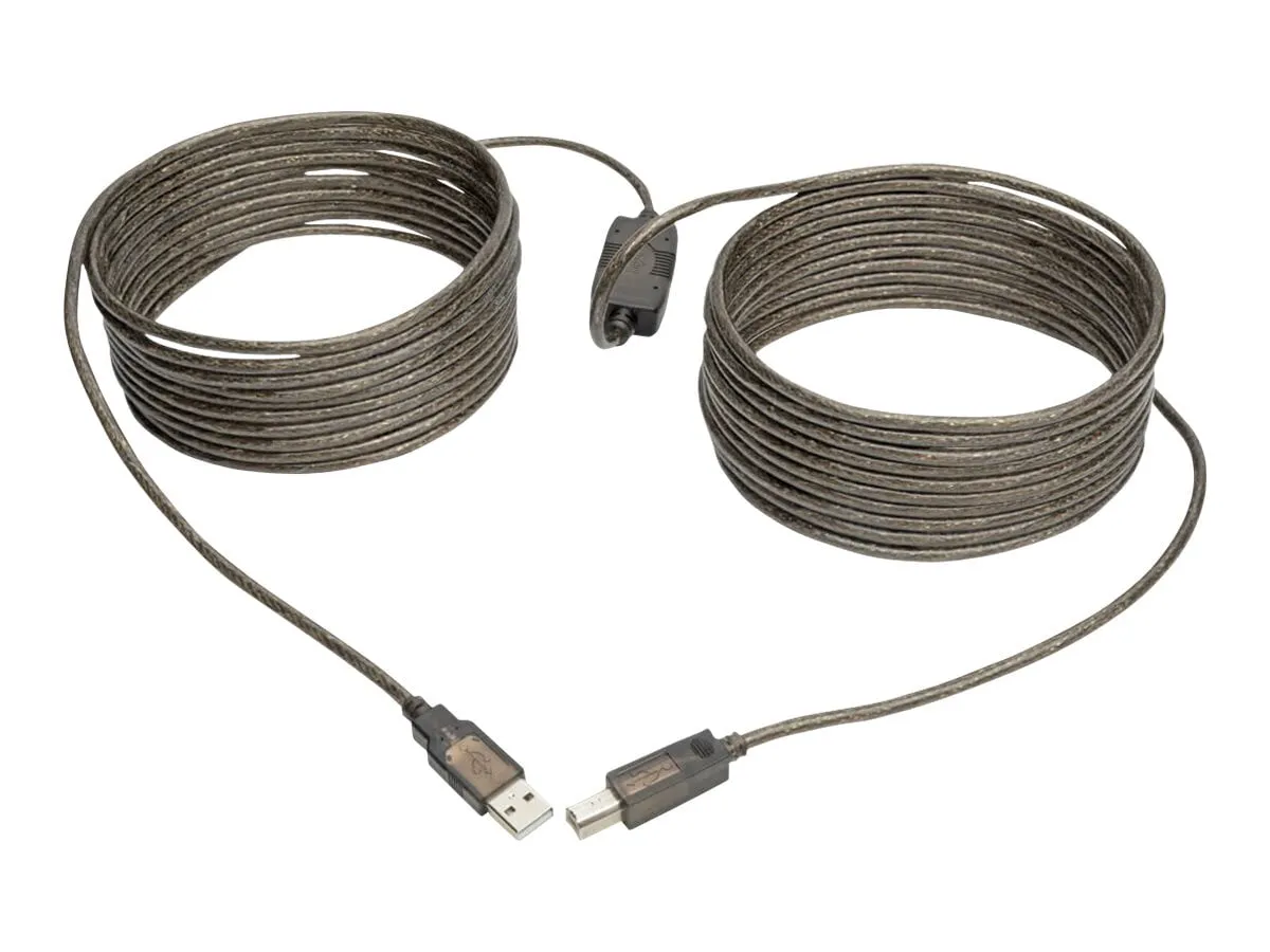 Eaton Tripplite U042-030 — EATON TRIPP LITE SERIES USB 2.0 A TO B ACTIVE REPEATER CABLE (M/M), 30 FT. (9.14