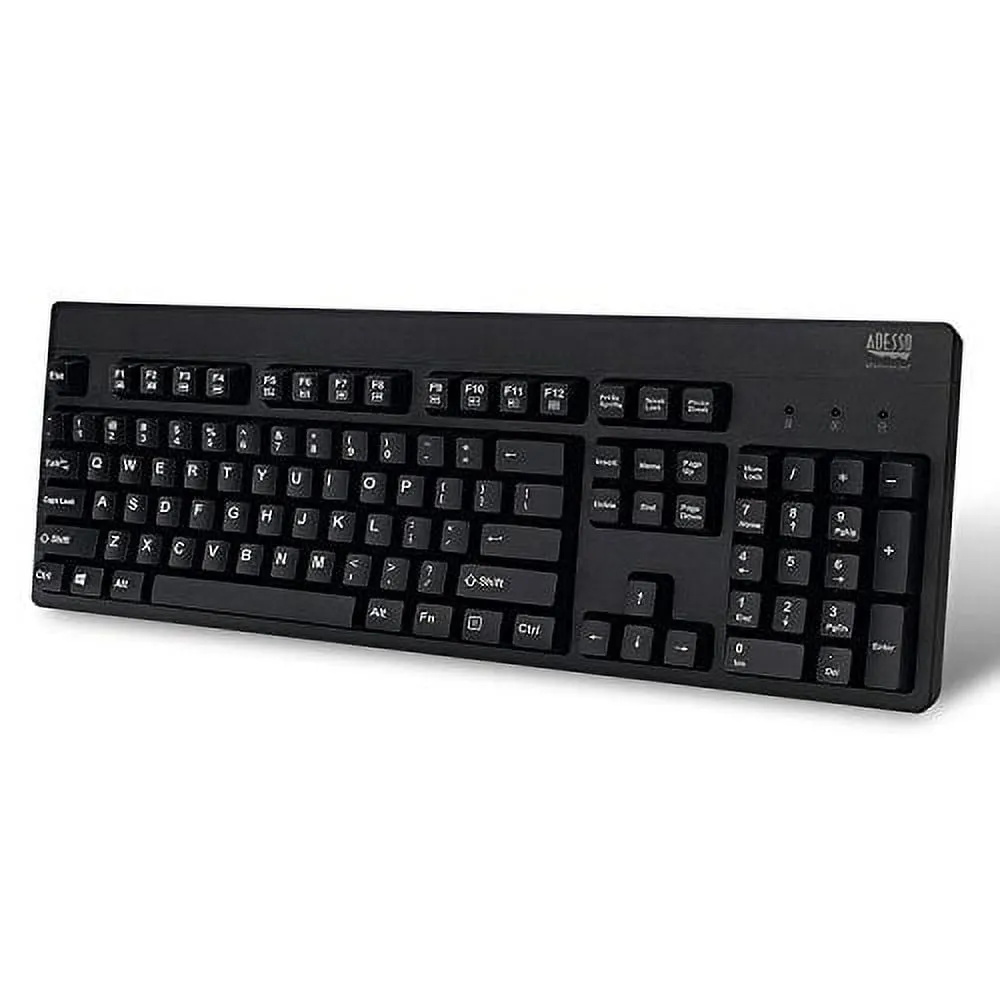 ADESSO INNOVATION INC AKB-630UB — ADESSO IP67 RATED WATERPROOF, ANTIMICROBIAL  MULTIMEDIA USB KEYBOARD WITH 2X PRI
