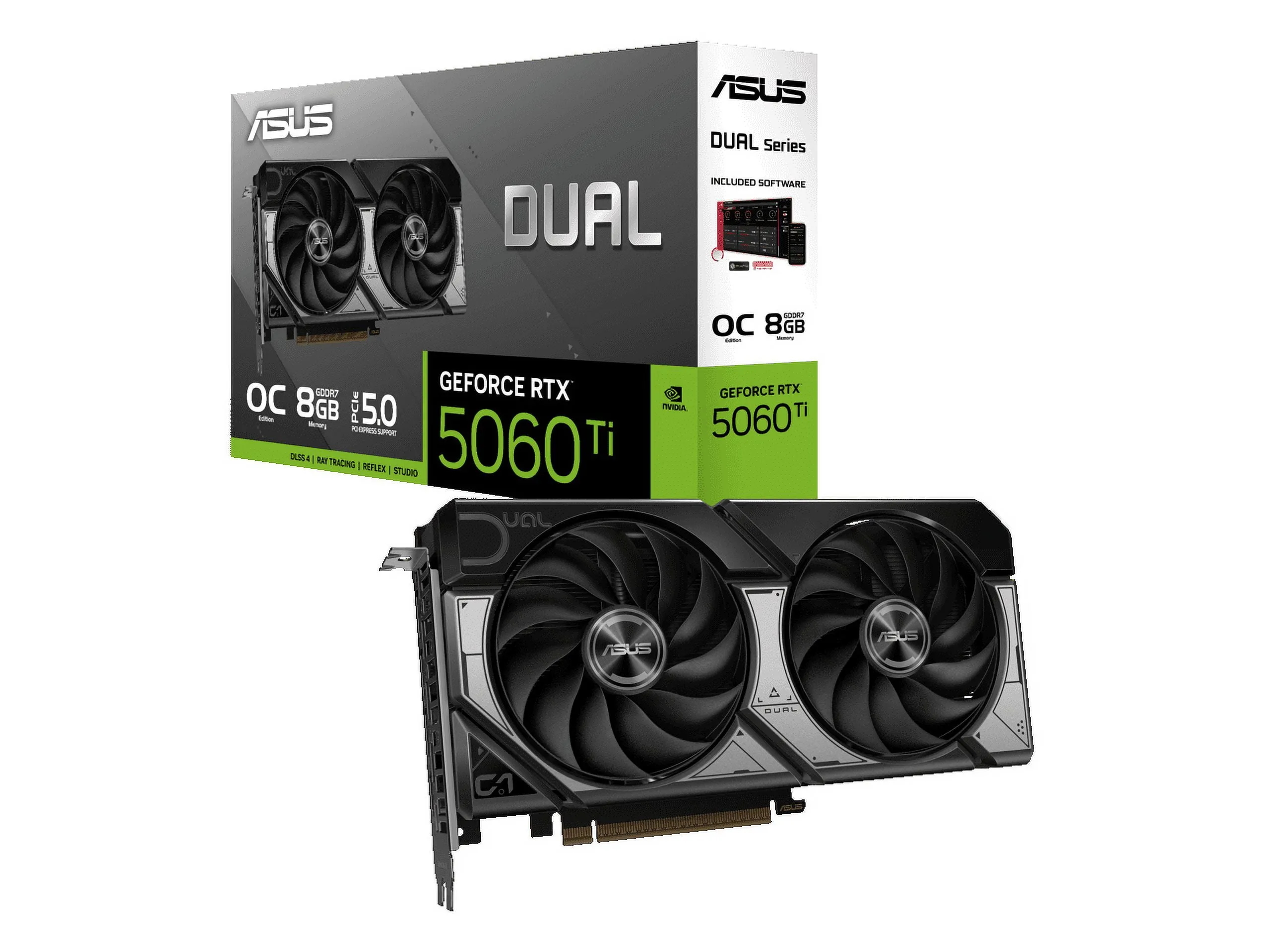 ASUS DUAL-RTX5060TI-O8G — ASUS GeForce RTX 5060 Ti 8GB OC