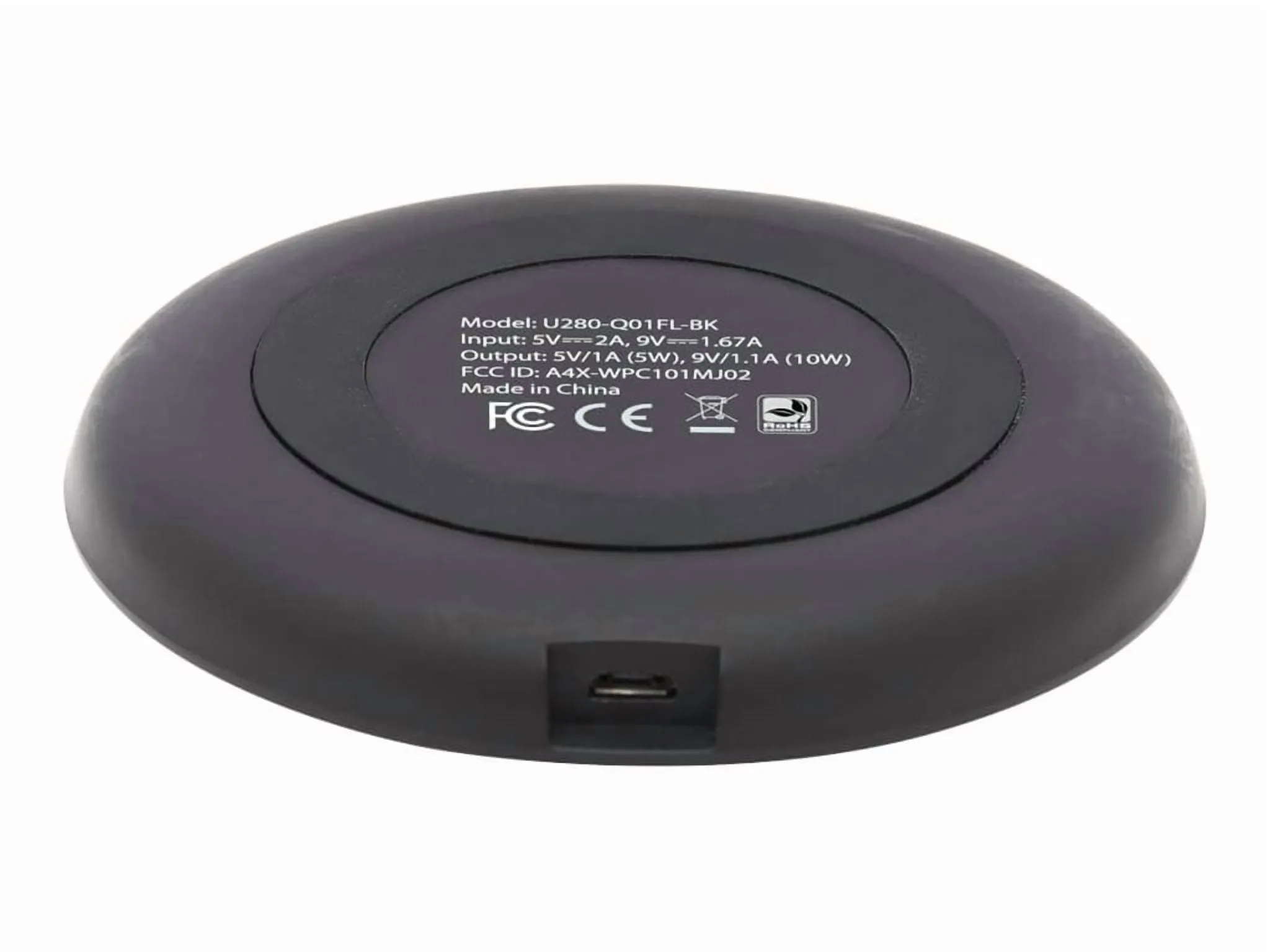 Eaton Tripplite U280-Q01FL-BK — EATON TRIPP LITE SERIES 10W WIRELESS FAST-CHARGING PAD, BLACK
