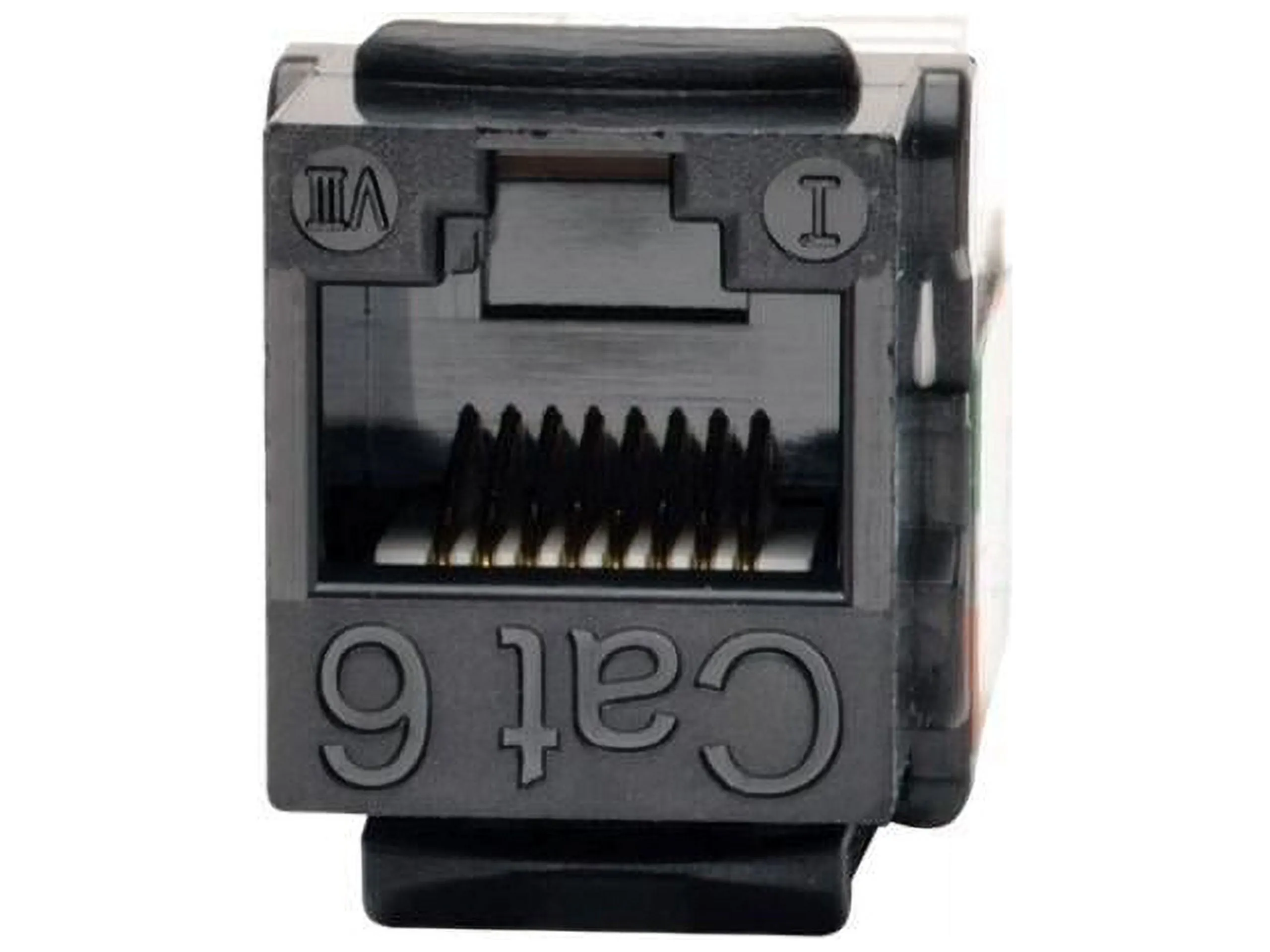 Eaton Tripplite N238-010-BK — EATON TRIPP LITE SERIES CAT6/CAT5E 110 STYLE PUNCH DOWN KEYSTONE JACK - BLACK, 1