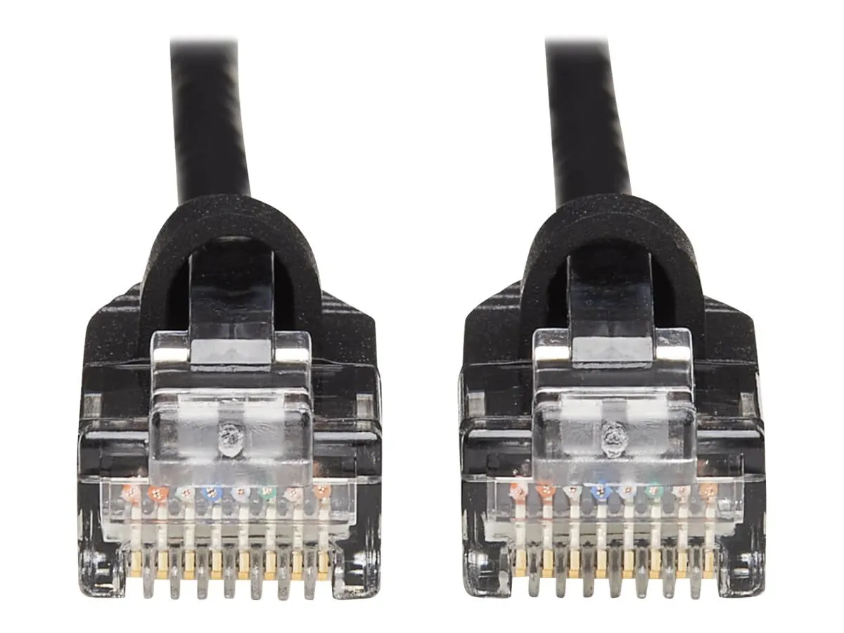 Eaton Tripplite N261-S10-BK — EATON TRIPP LITE SERIES CAT6A 10G SNAGLESS MOLDED SLIM UTP ETHERNET CABLE (RJ45