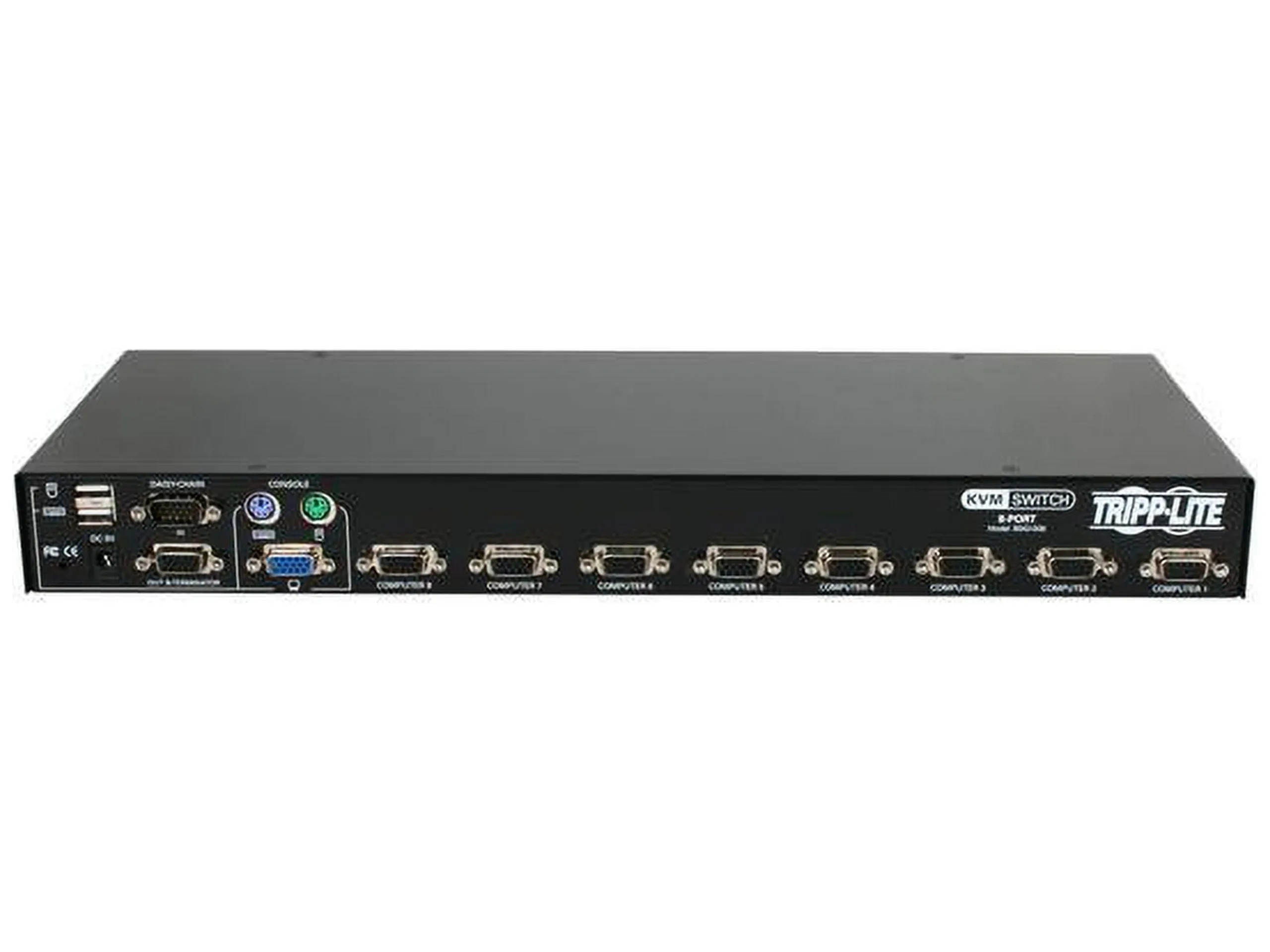 Eaton Tripplite B042-008 — EATON TRIPP LITE SERIES 8-PORT 1U RACK-MOUNT USB/PS2 KVM SWITCH WITH ON-SCREEN D