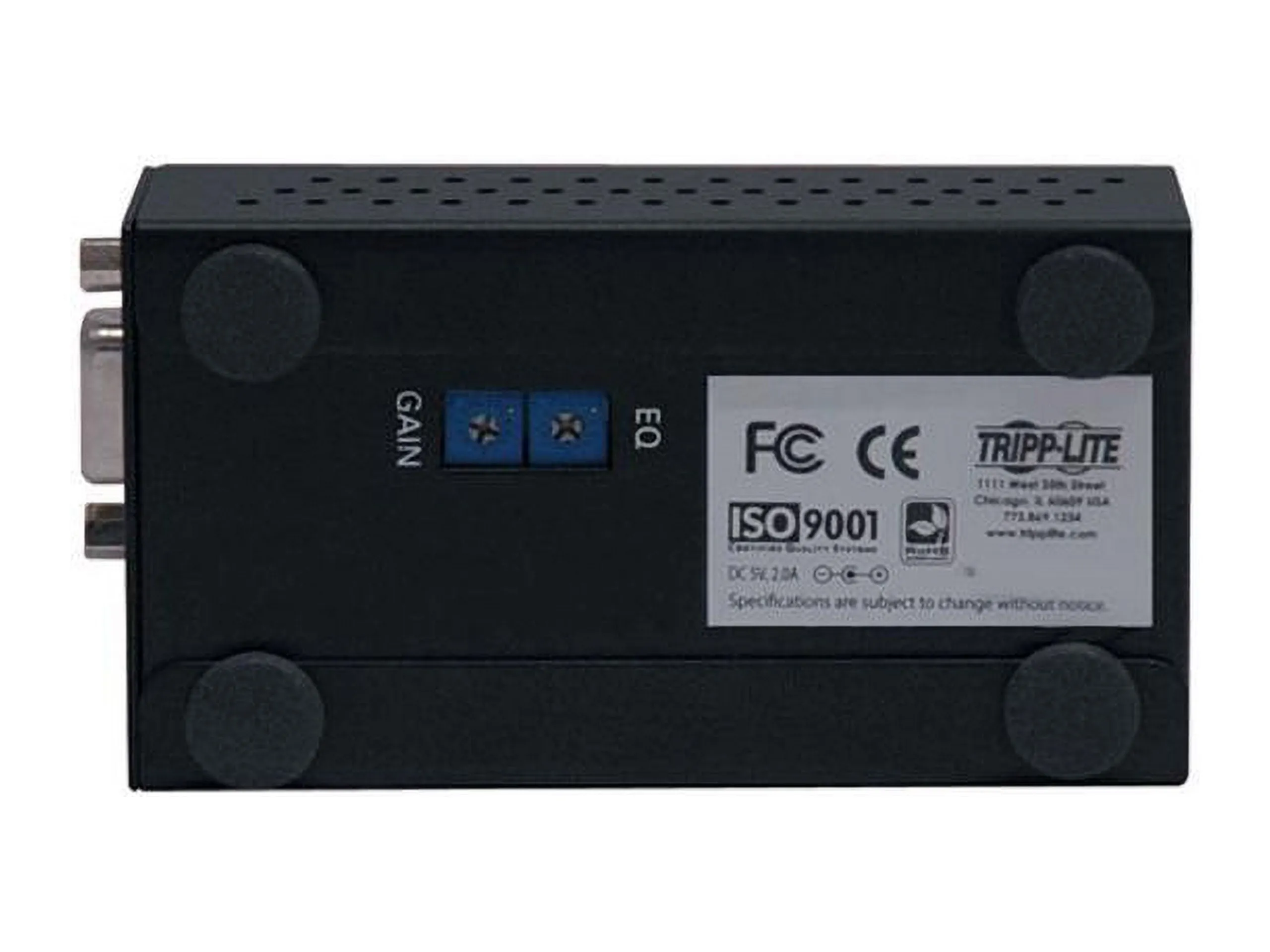 Eaton Tripplite B132-100A — EATON TRIPP LITE SERIES VGA OVER CAT5/6 EXTENDER, BOX-STYLE RECEIVER FOR VIDEO/A