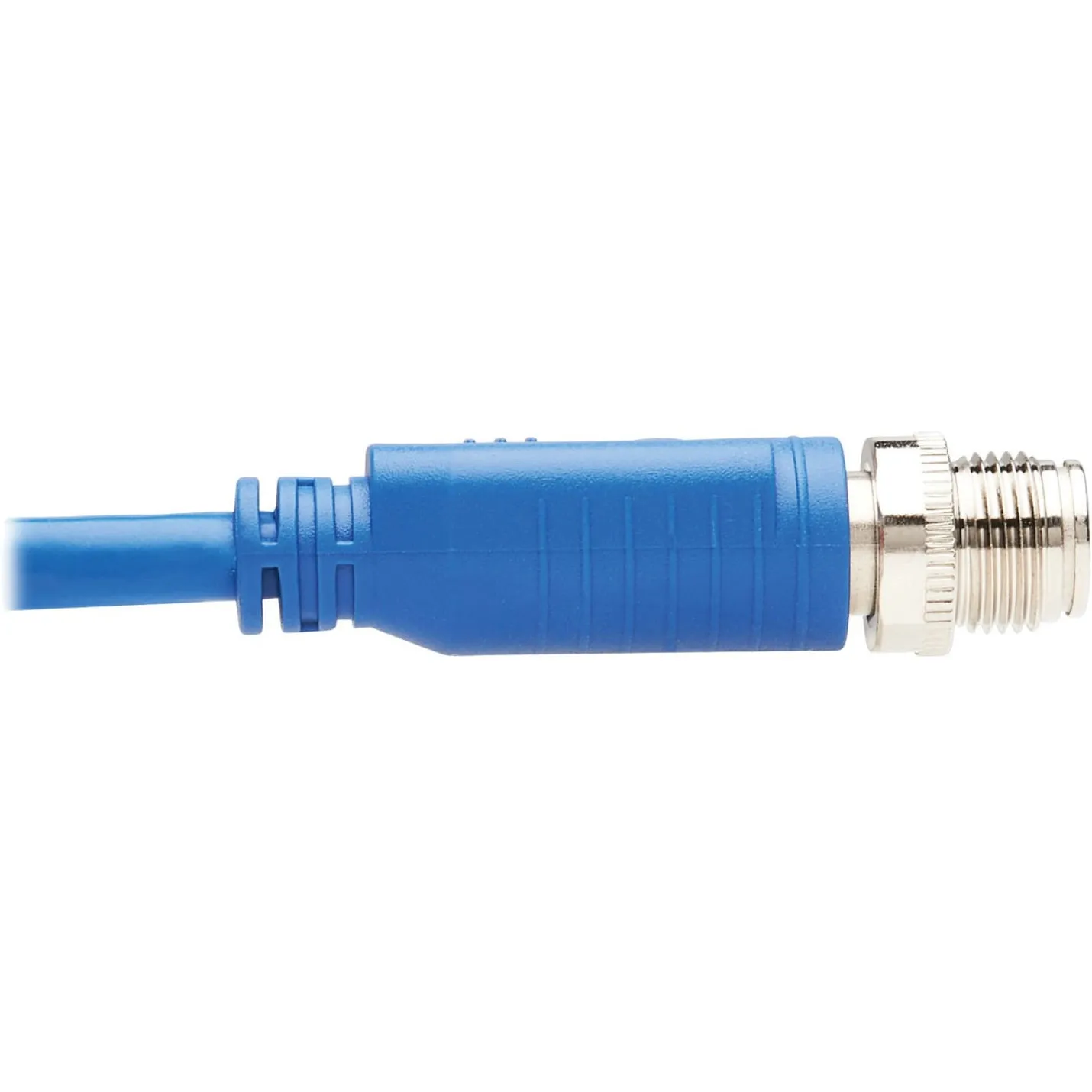Eaton Tripplite NM12-602-05M-BL — EATON TRIPP LITE SERIES M12 X-CODE CAT6 1G UTP CMR-LP ETHERNET CABLE (M12 M/RJ45