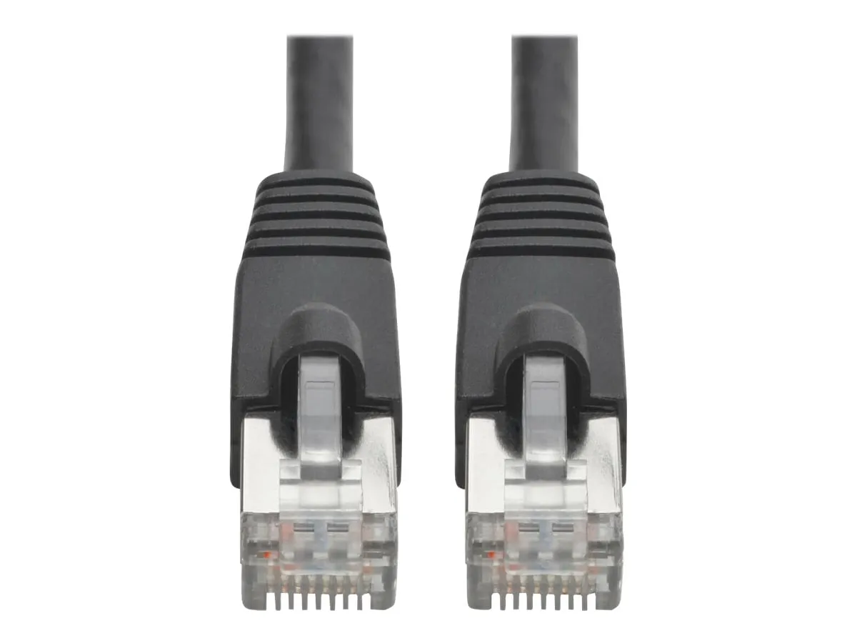 Eaton Tripplite N262-002-BK — EATON TRIPP LITE SERIES CAT6A 10G SNAGLESS SHIELDED STP ETHERNET CABLE (RJ45 M/M