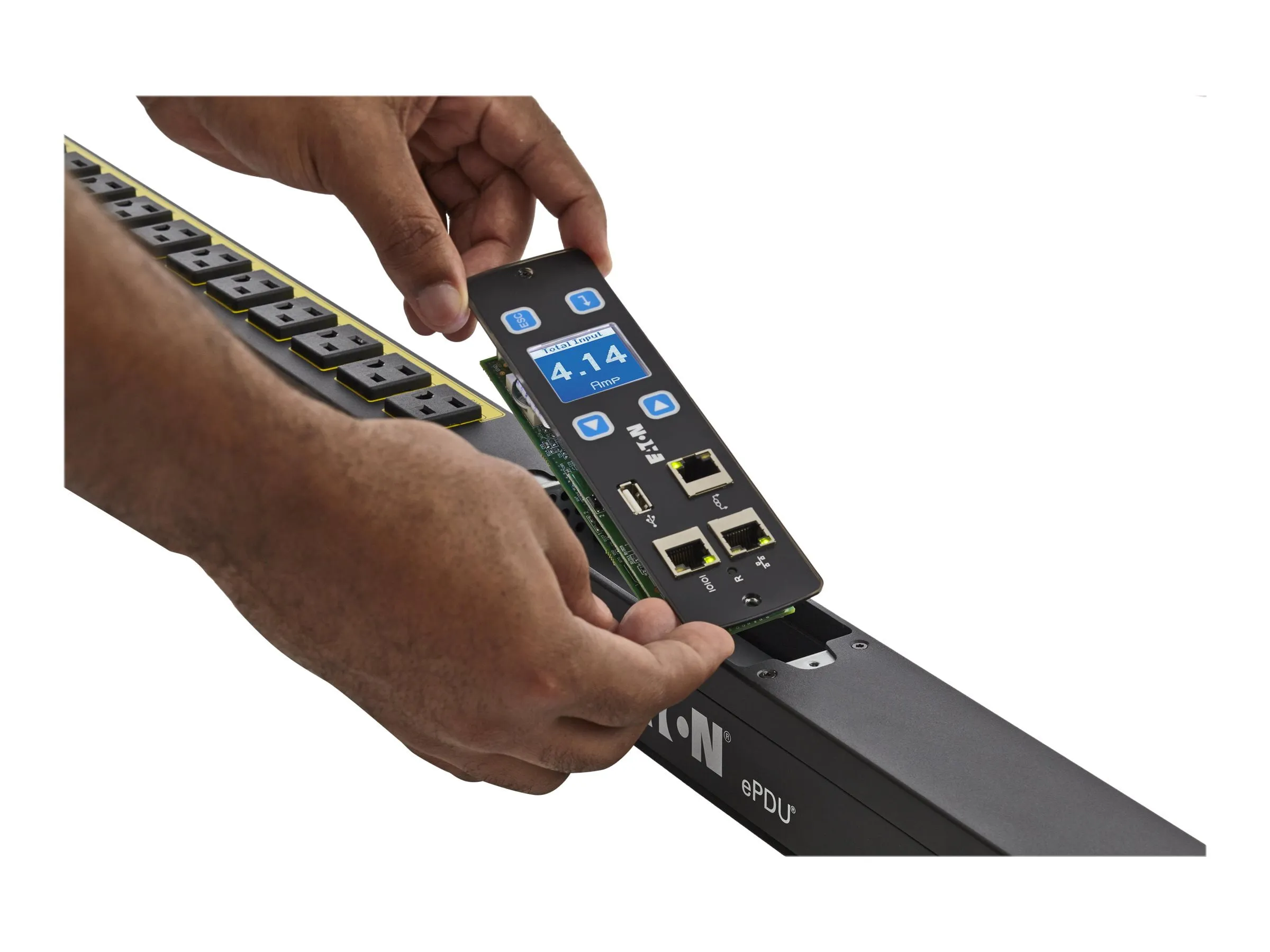 Eaton Tripplite EMA333-10 — EATON MANAGED RACK PDU, 0U, L21-30P INPUT, 8.64 KW MAX, 120/208V, 24A, 10 FT COR