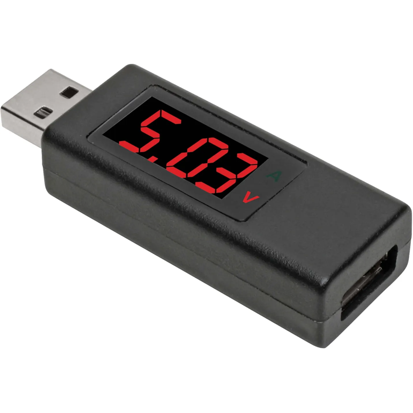 Eaton Tripplite T050-001-USB-A — EATON TRIPP LITE SERIES USB-A VOLTAGE AND CURRENT TESTER KIT - LCD SCREEN, USB 3