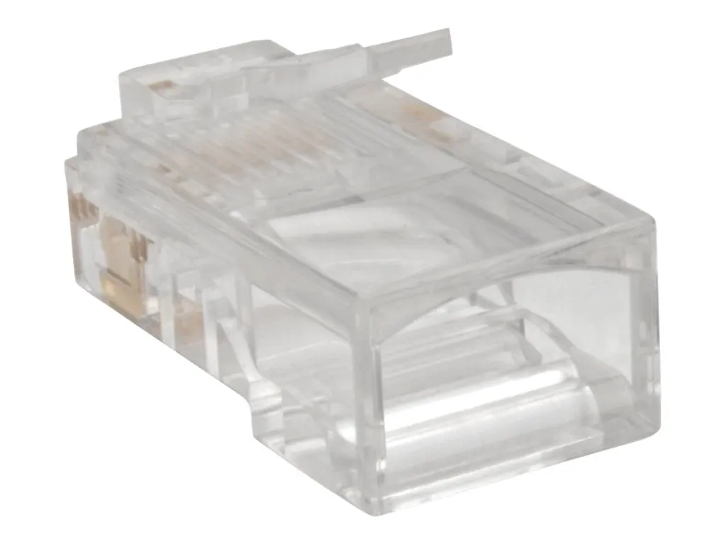 Eaton Tripplite N030-100-STR — EATON TRIPP LITE SERIES RJ45 MODULAR CONNECTOR FOR ROUND STRANDED UTP CONDUCTOR