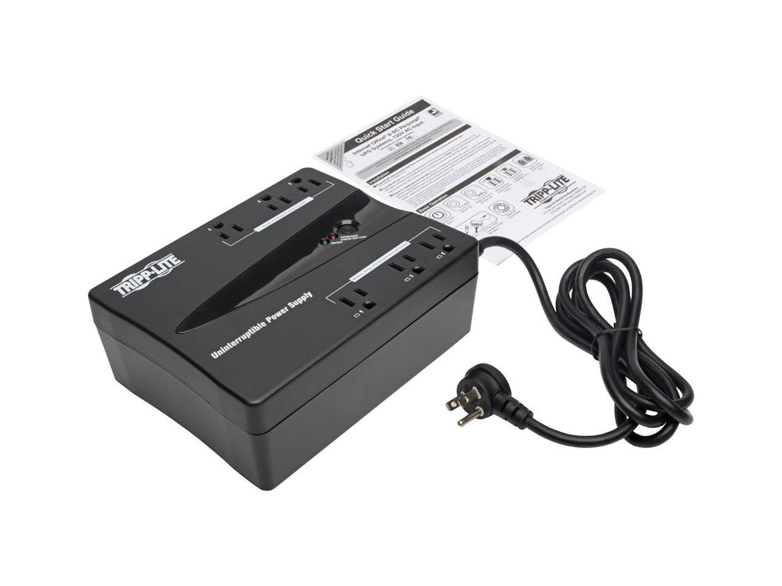 Eaton Tripplite BC350 — EATON TRIPP LITE SERIES 120V 350VA 210W STANDBY UPS - 6 NEMA 5-15R OUTLETS, 50/6