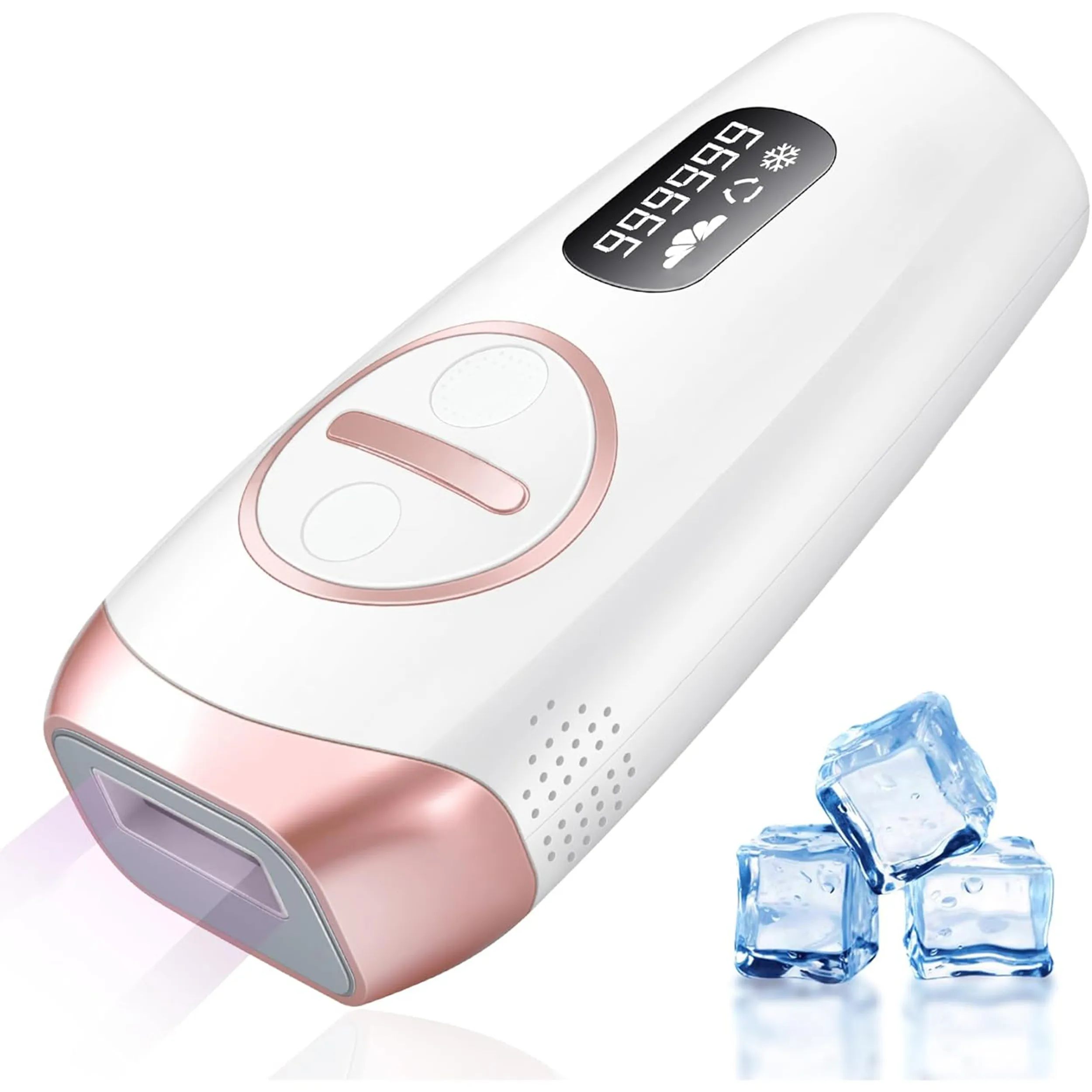 AMZGIRL T50S — Laser Hair Removal for Women and Men, IPL Hair Removal 999,999 Flashes Permanent Hair Removal Device for Facial Facial Legs Arms Bikini Line Whole Body Use at-Home