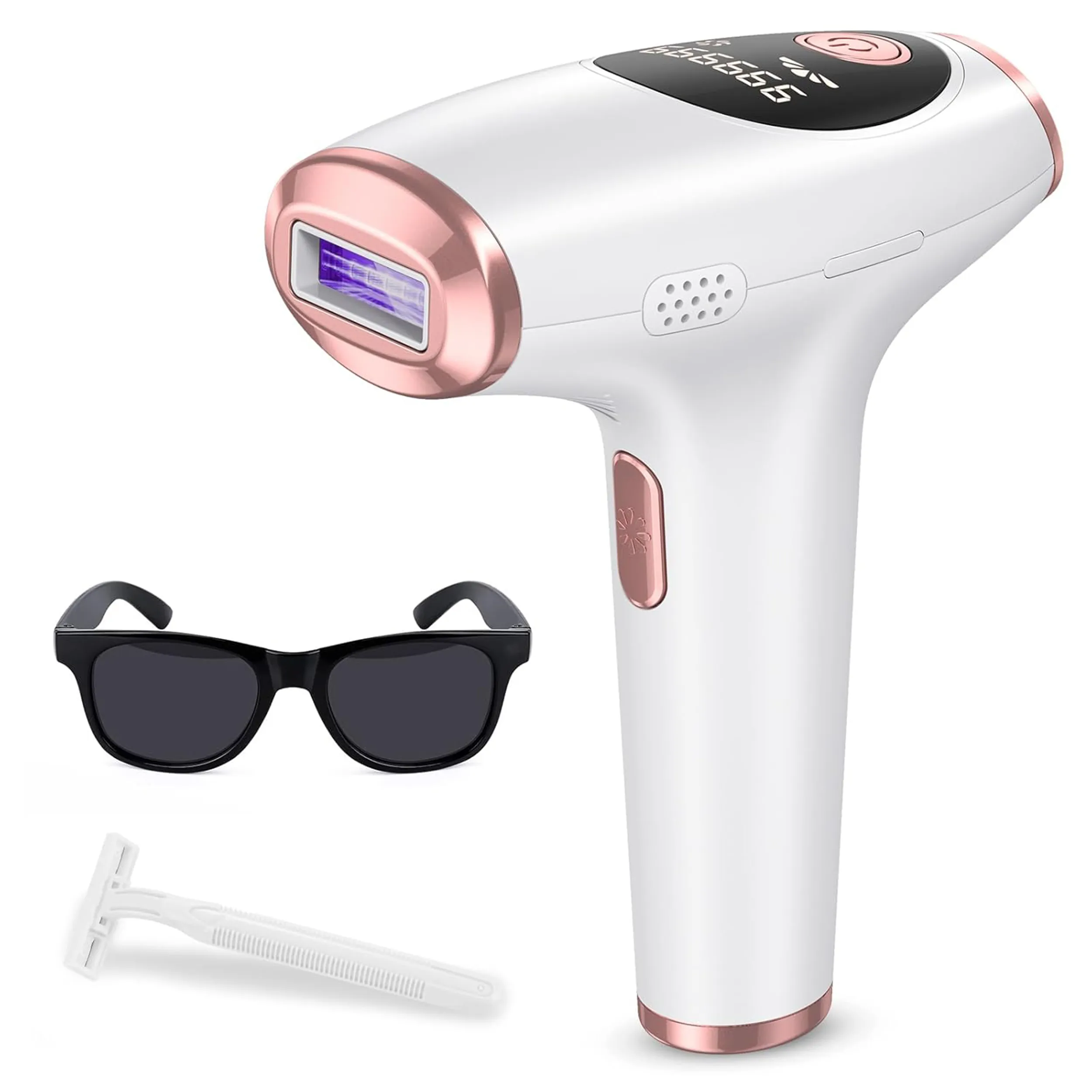 TYHGSF TS6 — Hair Removal Device, IPL Hair Removal, Laser Hair Removal for Women and Men 999,999 Flashes Permanent for Facial Facial Legs Arms Bikini Line Whole Body Use at-Home