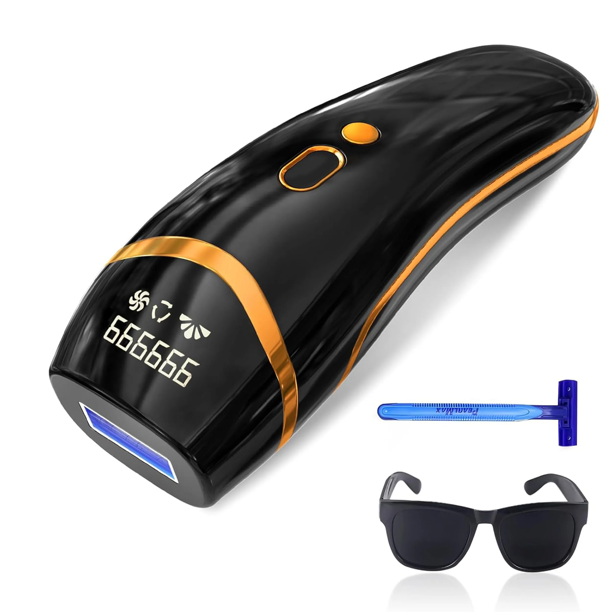 TYHGSF T17-B — Laser Hair Removal, IPL Hair Removal Permanent for Women and Men, Hair Removal Device 999999 Flashes at-Home for Facial Legs Arms Whole Body Treatment