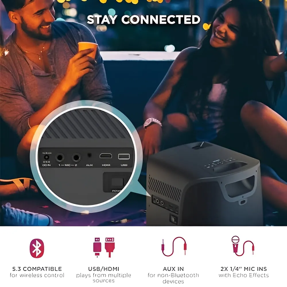 Ion IOPROJECTORD-001 — NEW ION IPA140B/1280 X 720-LED/1000:1-CONTRAST/100-LUMENS/FRONT PROJECTION VIDEO