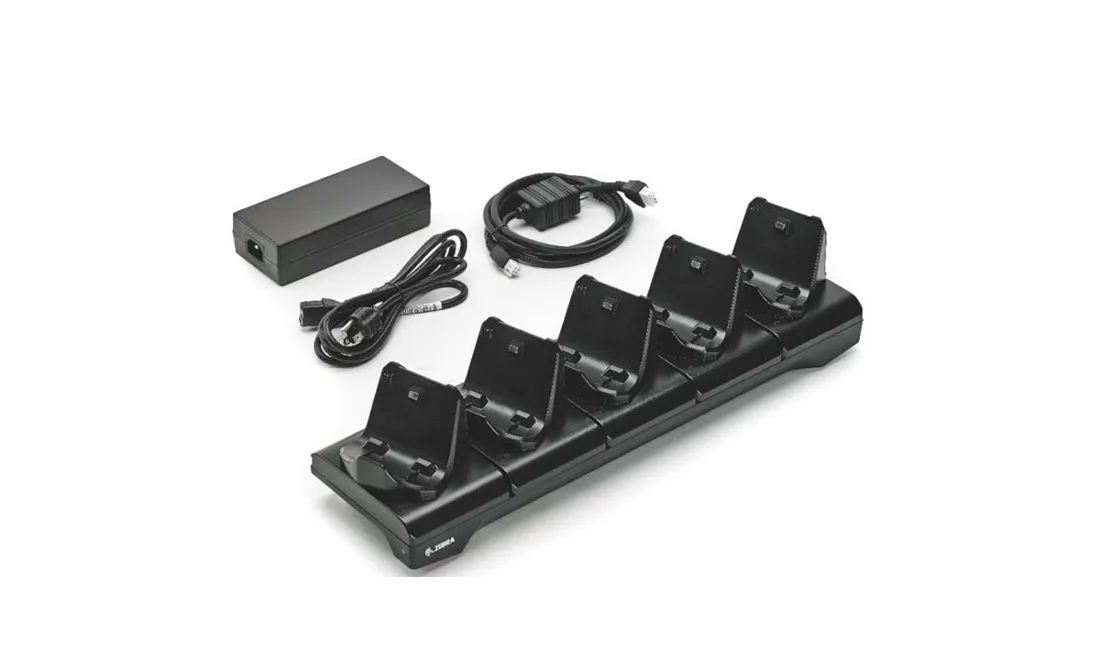 Zebra CRD-MPM-5SCHGUS1-01 — Zebra 5-Slot Docking Cradle for ZQ300 Series Printers