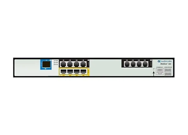 Audiocodes M800C-V-1ET4S — MEDIANT 800C WITH 1 E1/T1, 4 FXS AND 4 G
