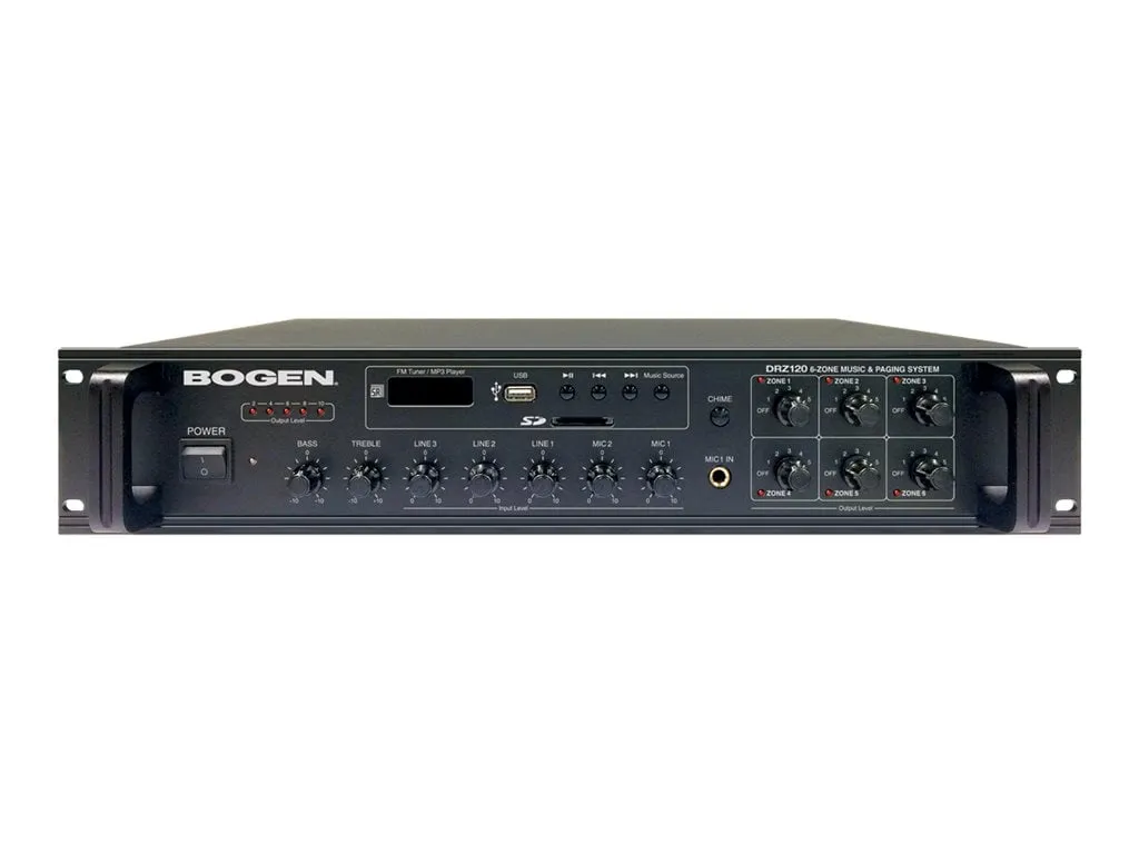 Bogen DRZ120 — RECEIVER,AM,FM,MP,120W