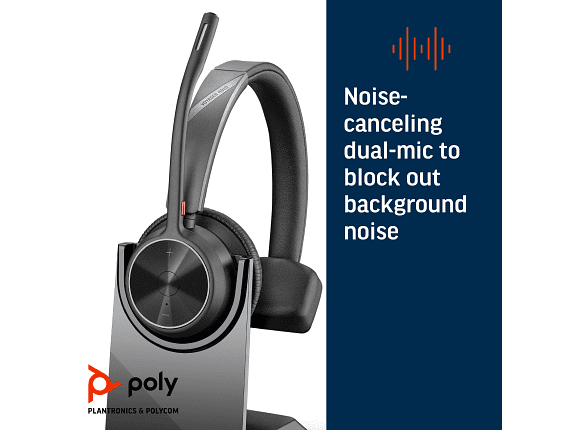 HP 77Y93AA — POLY VOYAGER 4310 MICROSOFT TEAMS CERTIFIED HEADSET +BT700 DONGLE +CHARGING STAN