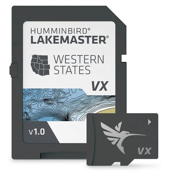 Johnson Outdoors 601009-1 — Humminbird Lakemaster VX West States microSD