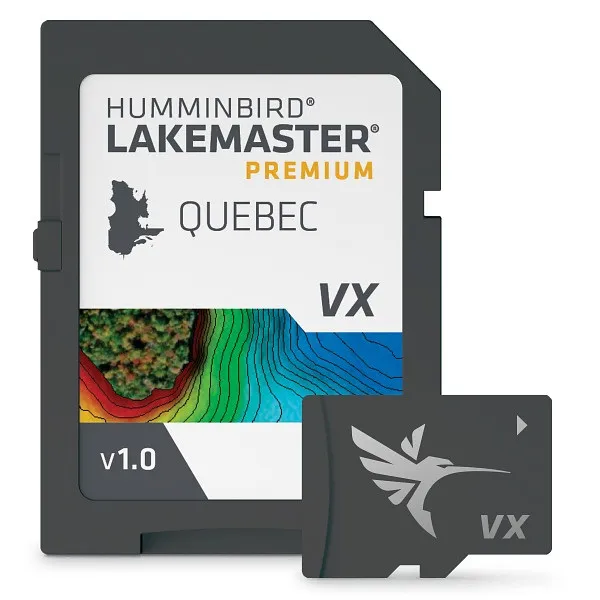 Johnson Outdoors 602021-1 — Humminbird Lakemaster VX Premium Quebec microSD