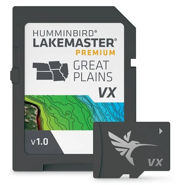 Johnson Outdoors 602003-1 — Humminbird Lakemaster VX Premium Great Plains microSD