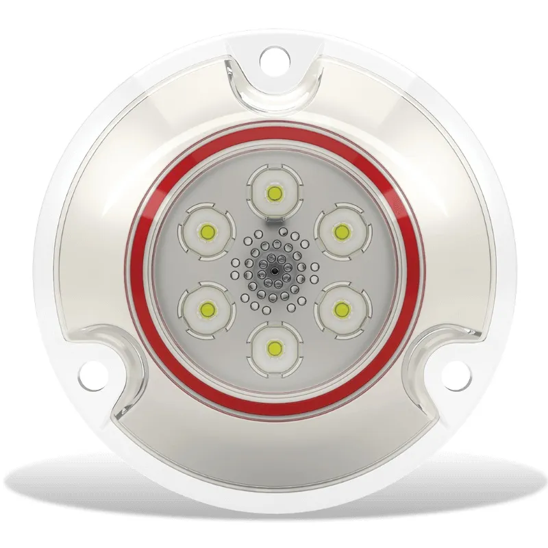 Garmin 010-04353-00 — Lumishore ORA SMX11 Surface Mount Underwater Green LED Light Polymer Housing 12vDC