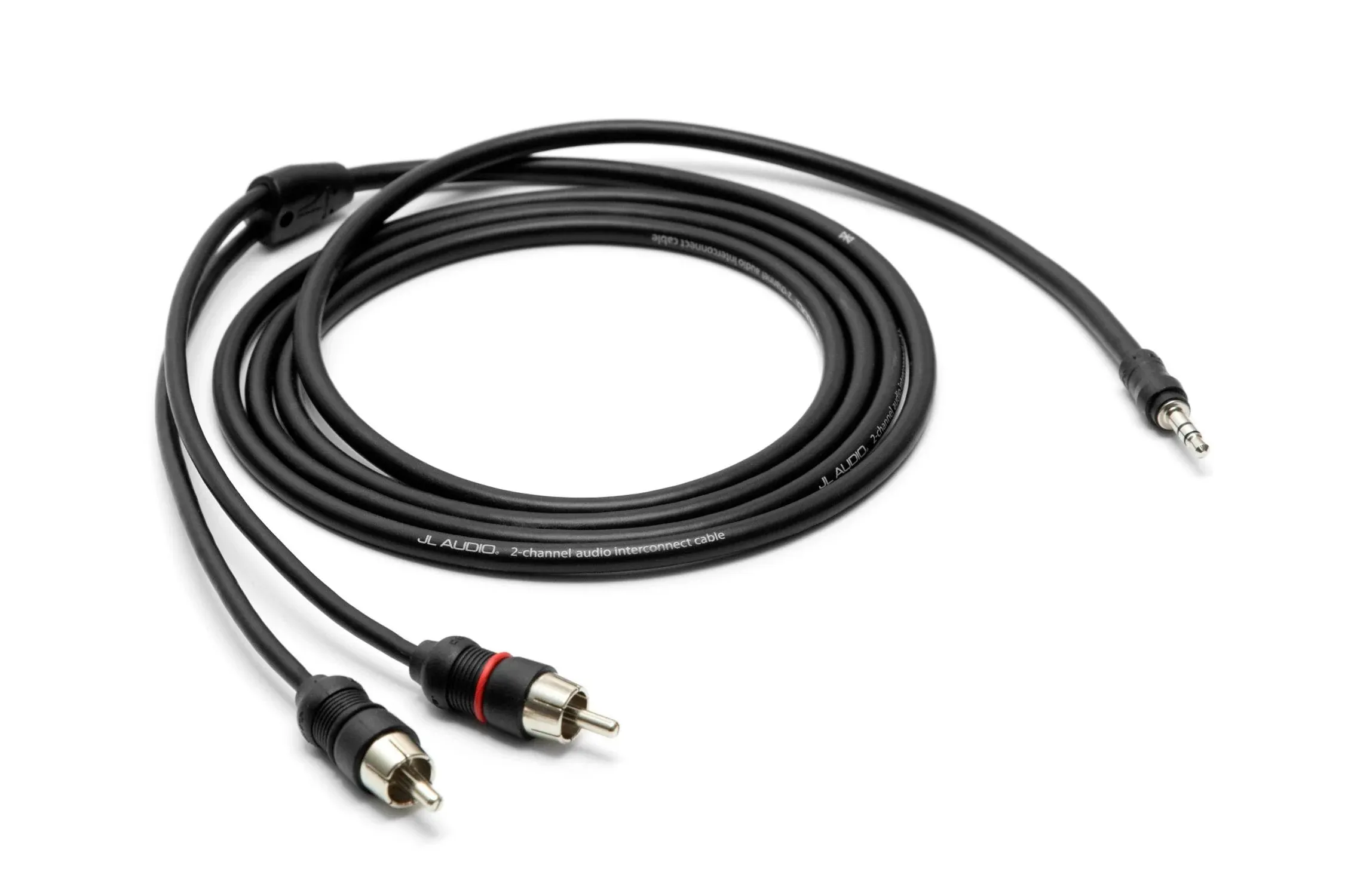 Garmin 010-13458-00 — JL Audio 2-Channel 6ft Y-Cable 3.5mm Mini to 2 RCA Males
