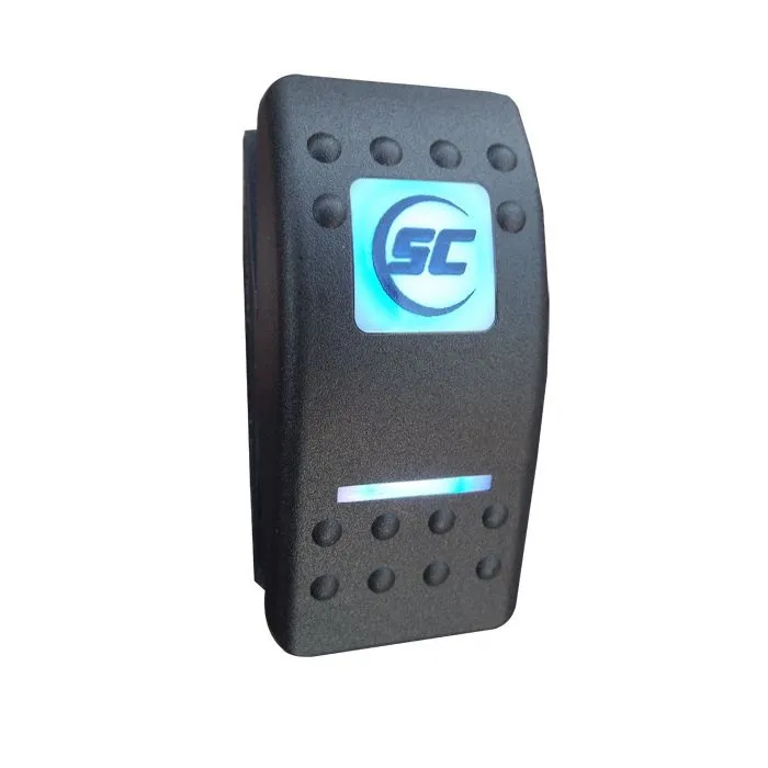 SHADOWCASTER MARINE SCM-SWITCH-O/O/MOMENTARY-LOGO — Rocker On-Off-Momentary Lighted